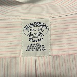 Brooks brothers classic button up